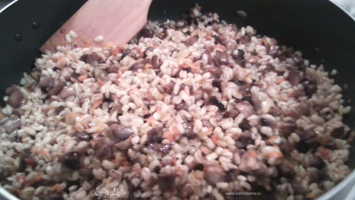 Перловая каша с грибами