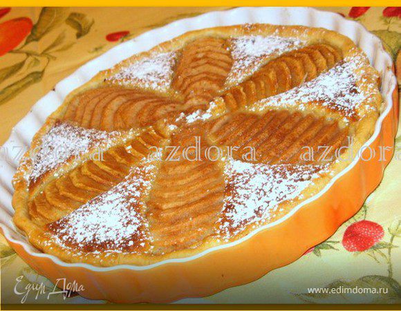 Миндально-грушевый тарт