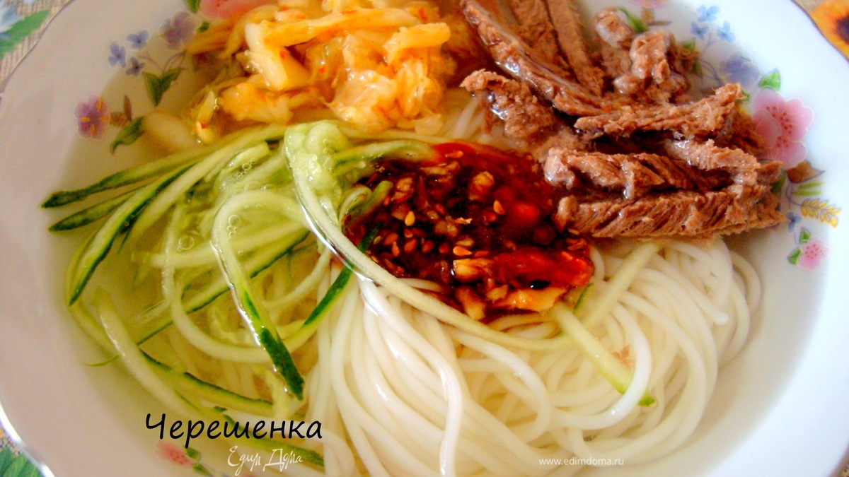 Кук-су. Суп. Рецет №8. Корея