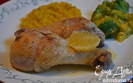 Рецепт Курица с лимоном и чесноком