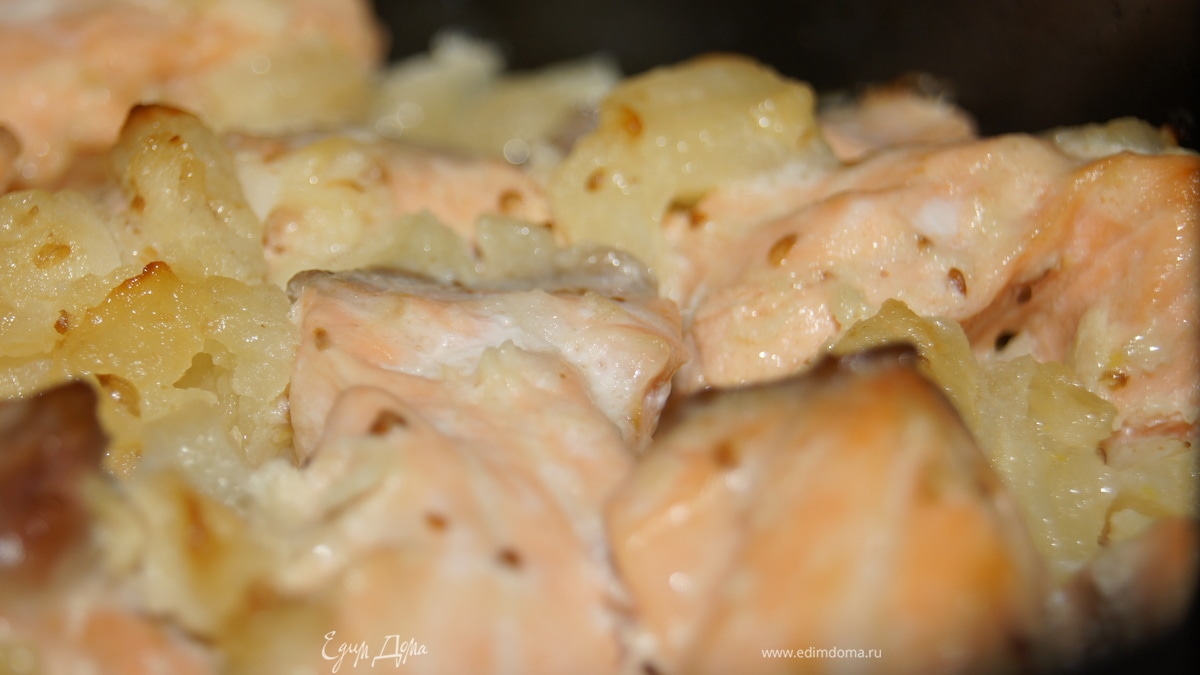 Яблочная семга