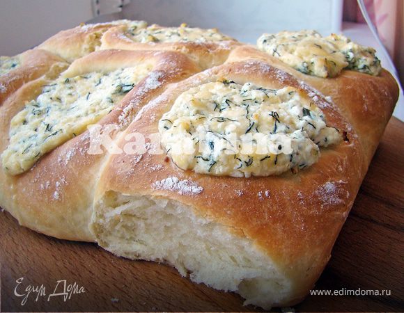 Булочки с сыром и творогом 