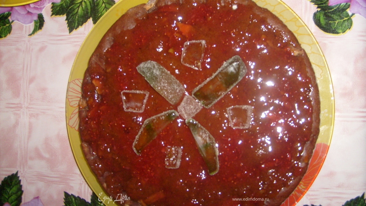 Постный шоколадный пирог "Вкусняшка"