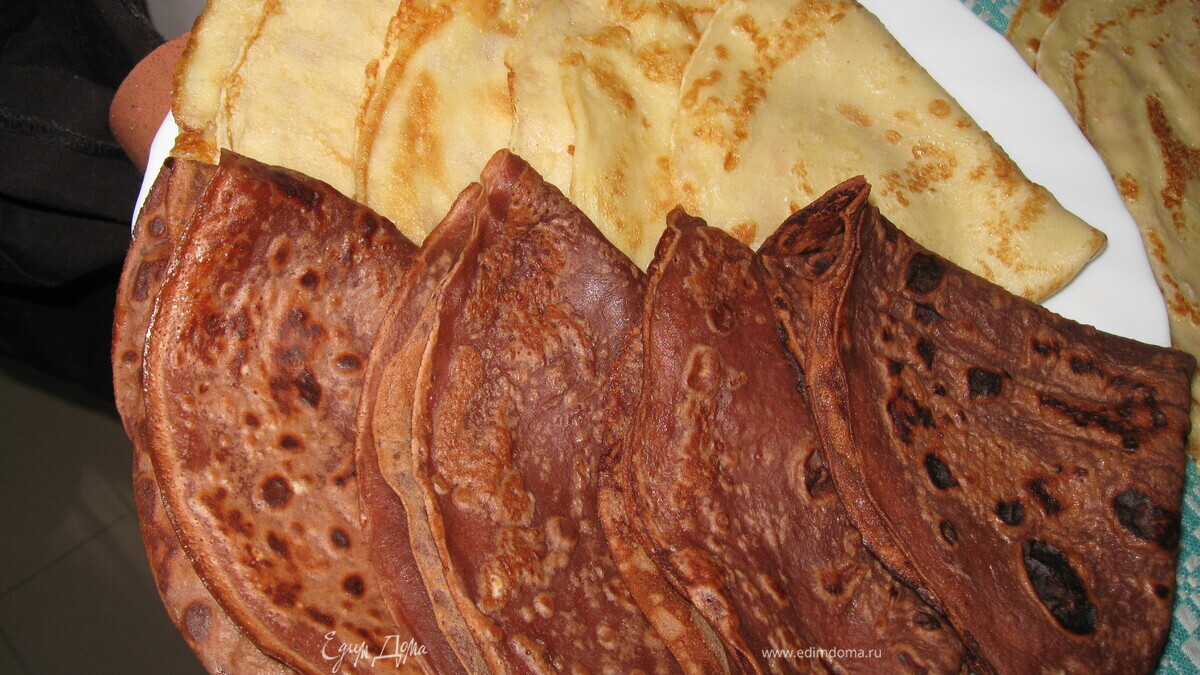 Шоколадные блины