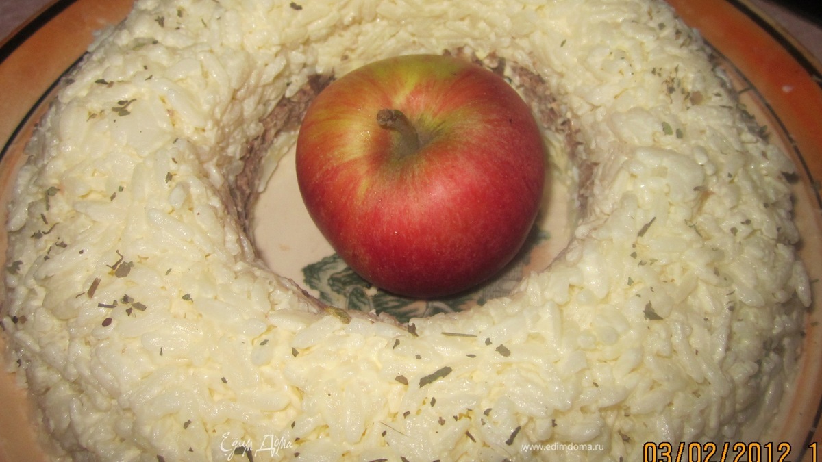 Салат "Платиновое кольцо"