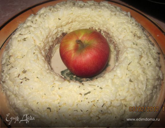 Салат "Платиновое кольцо" Салат "Платиновое кольцо"