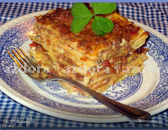 Лазанья-Lasagne alla bolognese (очень подробно)