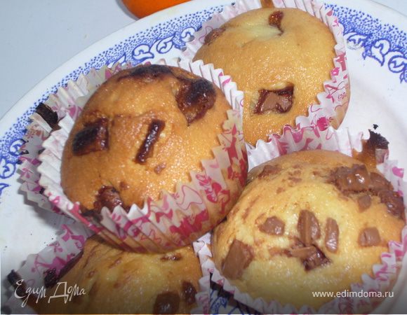 Кексы с шоколадом Кексы с шоколадом