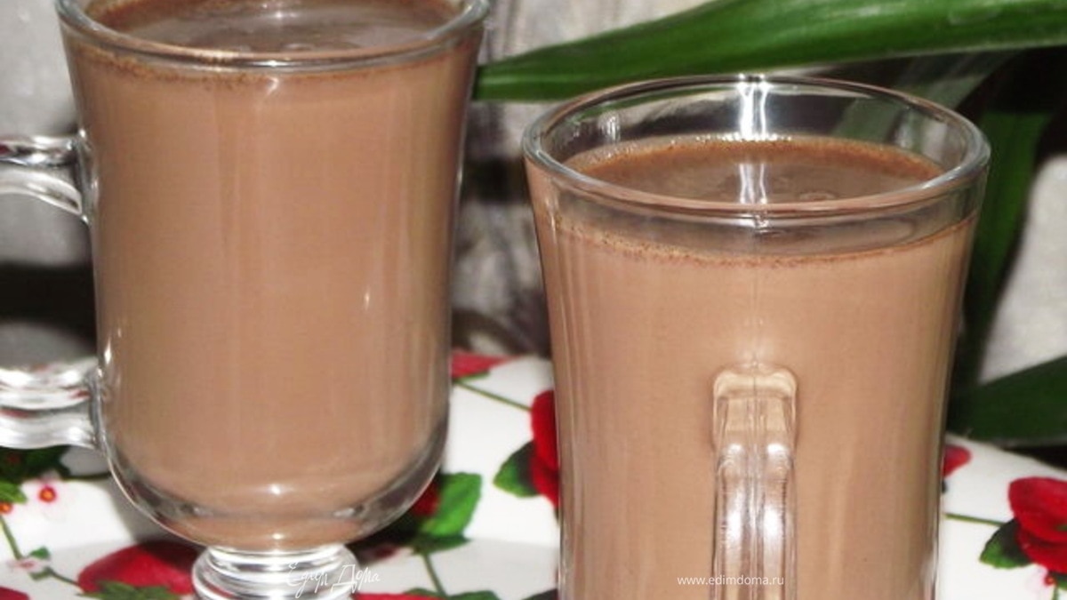 Шоколадно -апельсиновый напиток