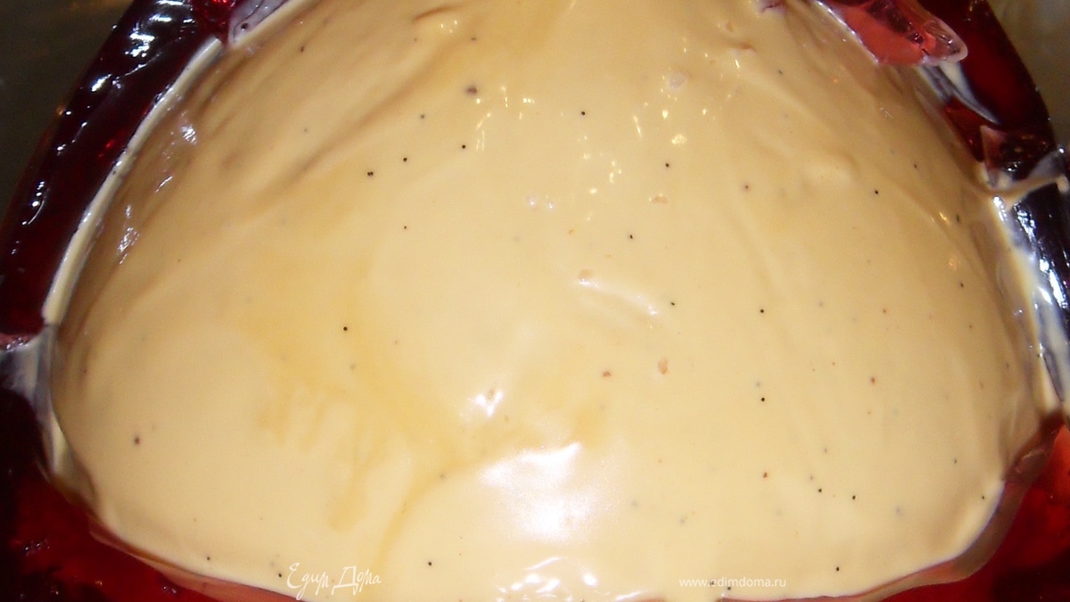 Ванильно-карамельная паннакотта