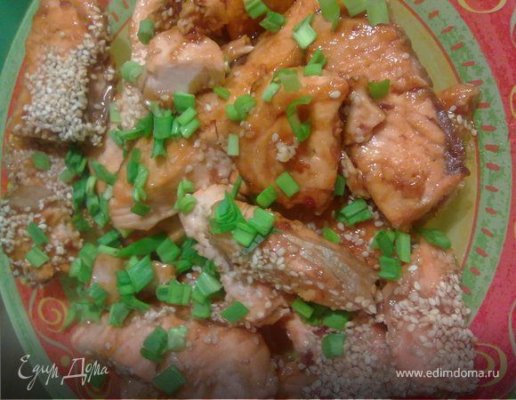 Лосось в соусе терияки