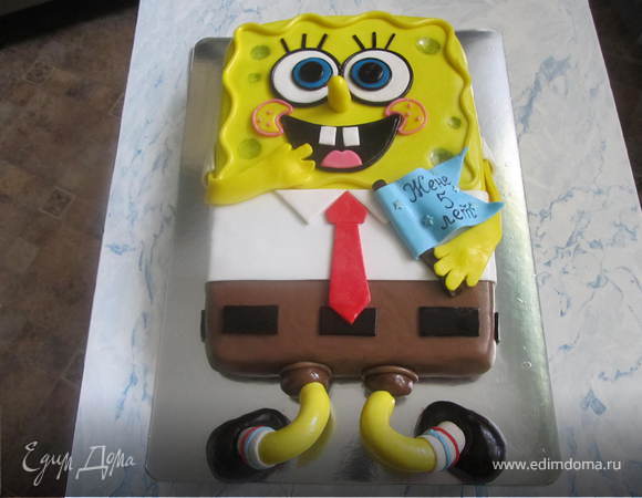 Торт "Губка Боб" Торт "Губка Боб"
