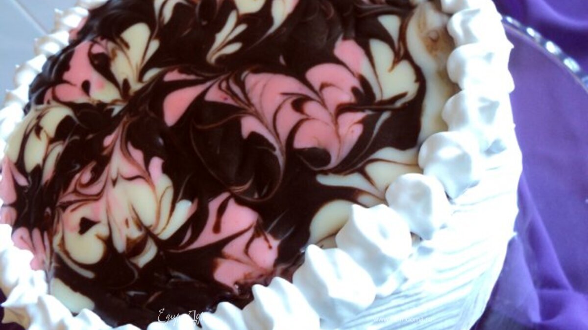 Торт  малиново-шоколадный «Фентази»