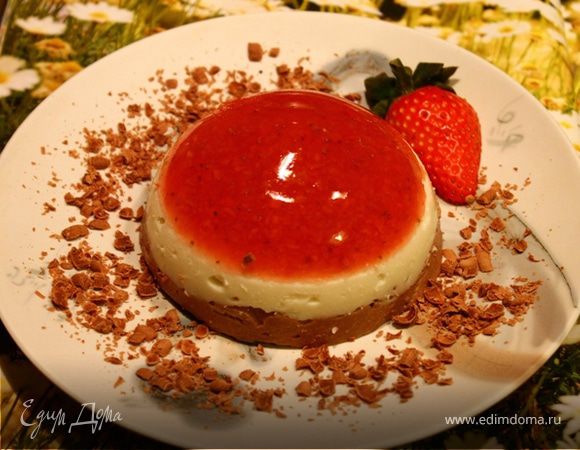 Клубнично- шоколадный молочный десерт Клубнично- шоколадный молочный десерт