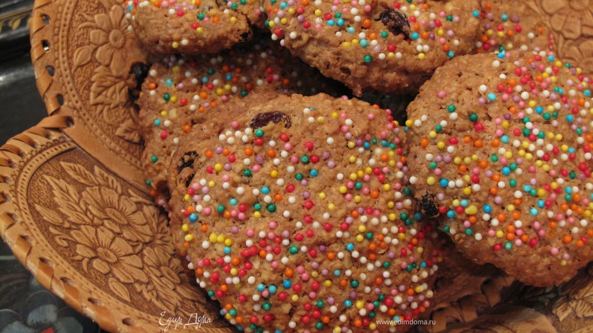 Овсяное печенье "Зимняя радость"