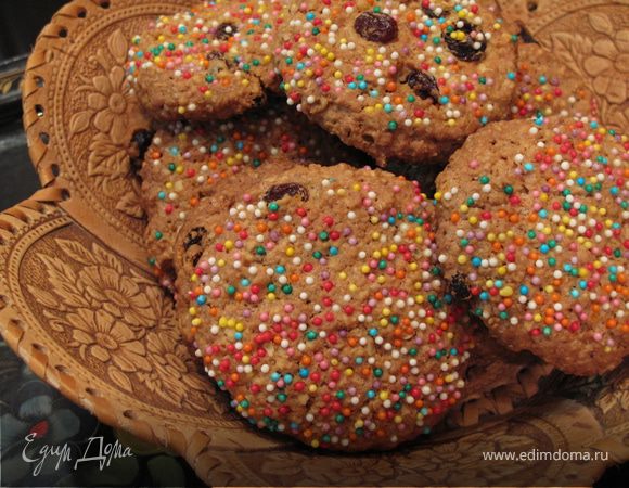 Овсяное печенье "Зимняя радость"