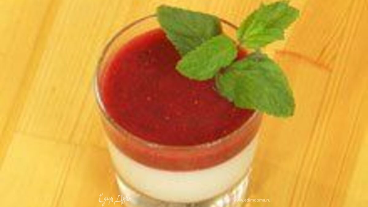 Клубничная панакотта