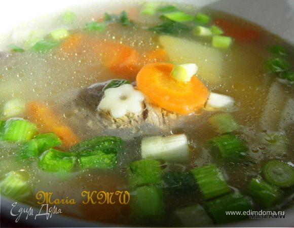 Супчик питательный на говяжьем бульоне