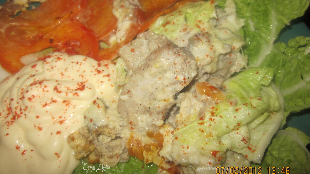 Белое блюдо: "Белая рыба под Белым соусом"