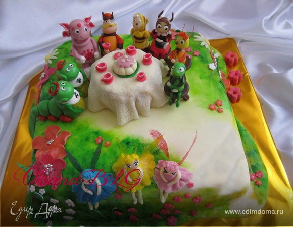 Торт "Лунтик и его друзья" Торт "Лунтик и его друзья"