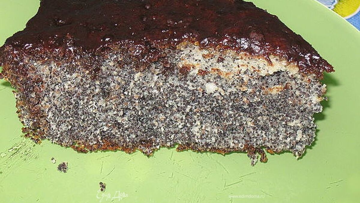 Маково-ореховый кекс