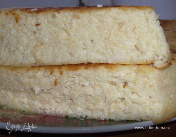 Запеканка яблочно-кокосово-творожная