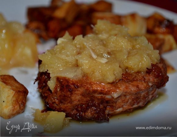Свиные медальоны "Пряный остров" 