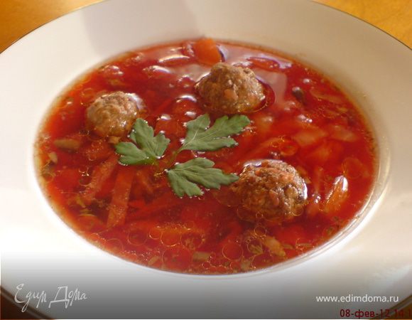 Супчик "7 овощей и фрикадельки" Супчик "7 овощей и фрикадельки"