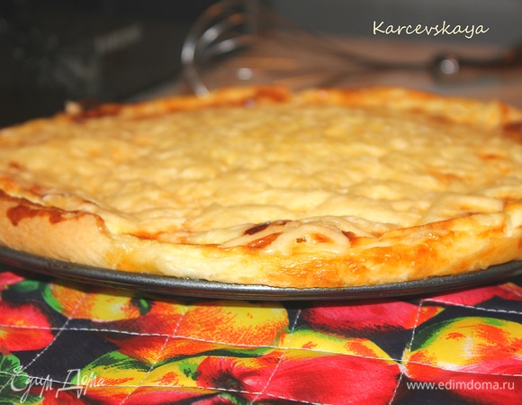 Творожно-сырный пирог