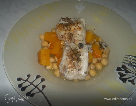 Рыбная похлебка с треской, нутом и тыквой Рыбная похлебка с треской, нутом и тыквой