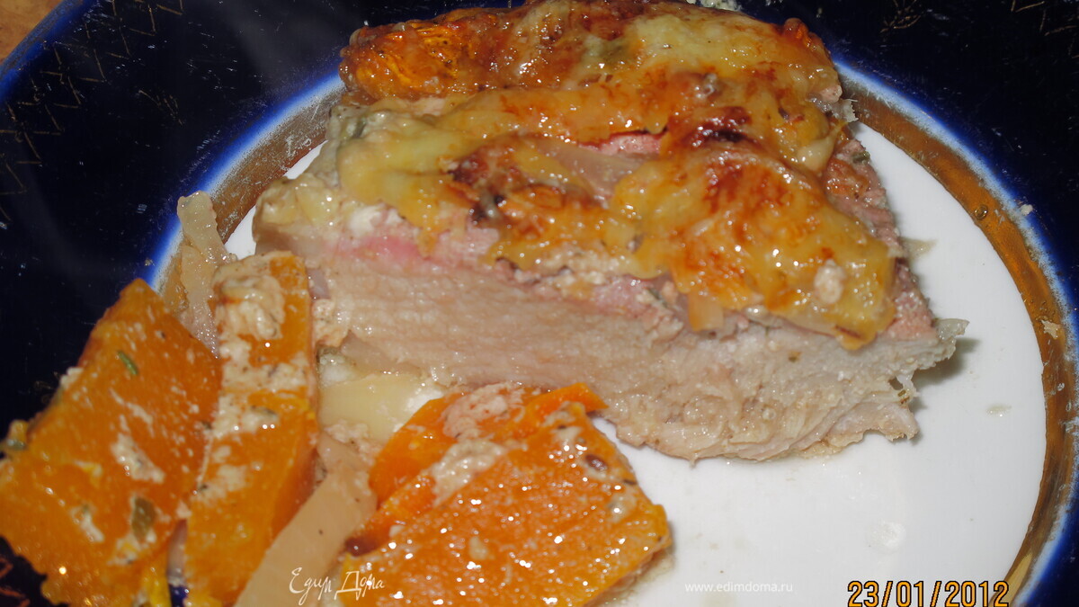 Свинина в белом вине