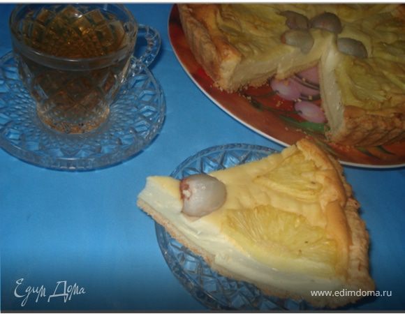 Творожный тортик с ананасом и личи (для всех моих друзей) Творожный тортик с ананасом и личи (для всех моих друзей)