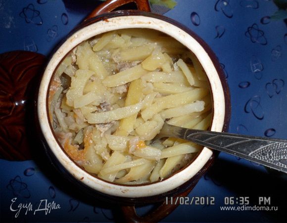 Картошечка в горшочках