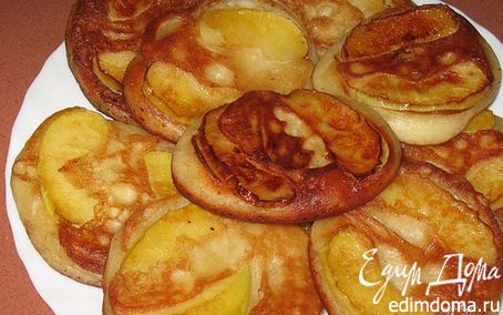 Рецепт Оладьи с яблоками