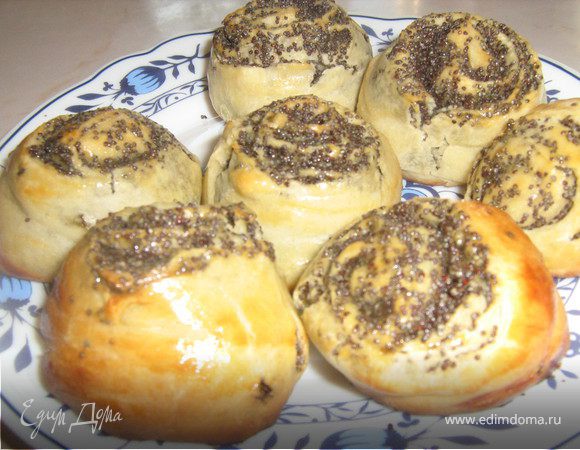 Розочки с маком (маленькая порция) Розочки с маком (маленькая порция)