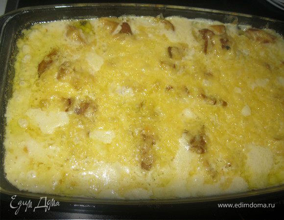 Биточки с сыром под грибным соусом Биточки с сыром под грибным соусом