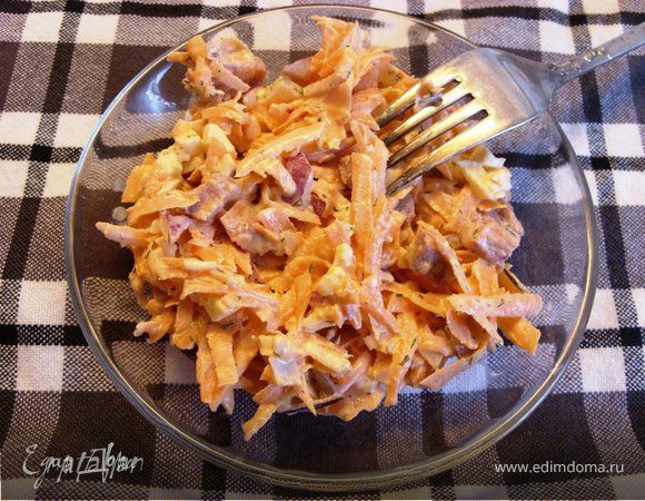 Салат морковный. Салат морковный.