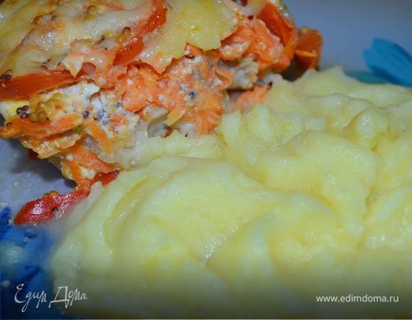  .Рыба с овощами.