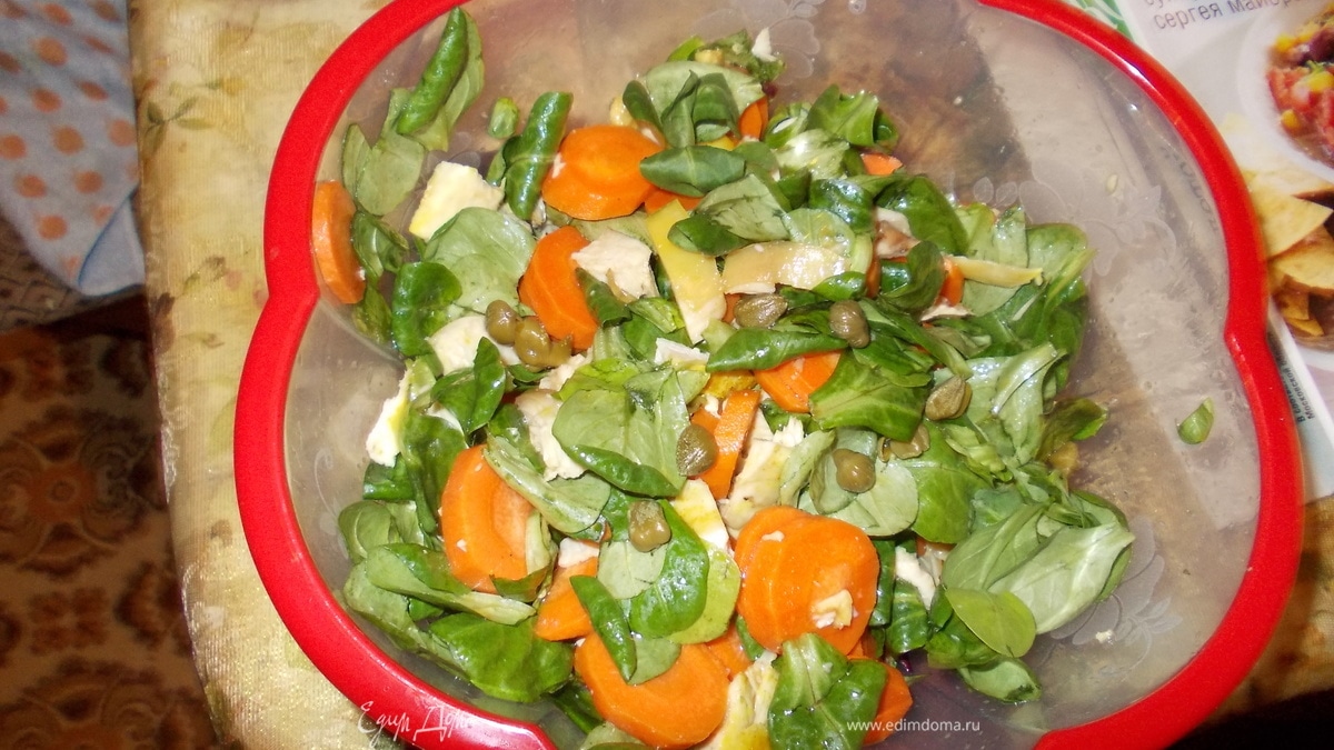 Салат из моркови с корном