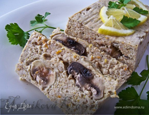 Куриный паштет с грибами