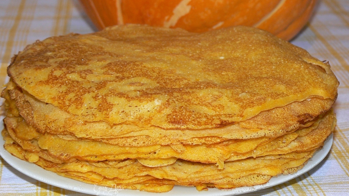 Тыквенные блинчики