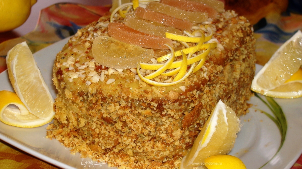 Торт "Лимонник"