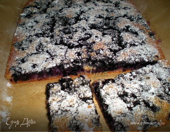 Финансье с черникой