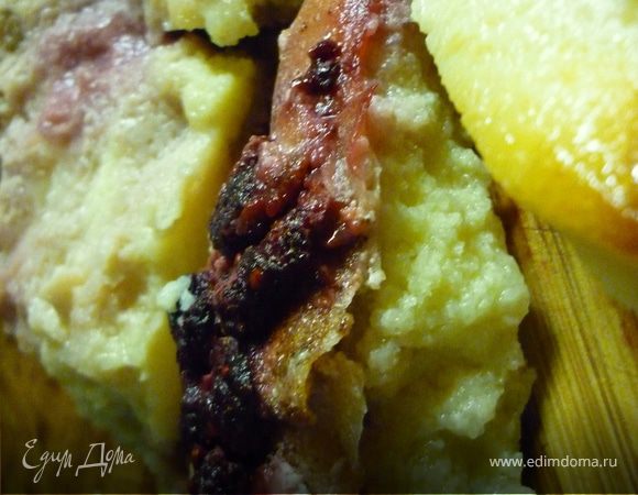 Фруктово-ягодная творожная запеканка