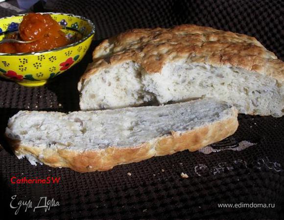 Творожный хлеб с семенами подсолнечника Творожный хлеб с семенами подсолнечника