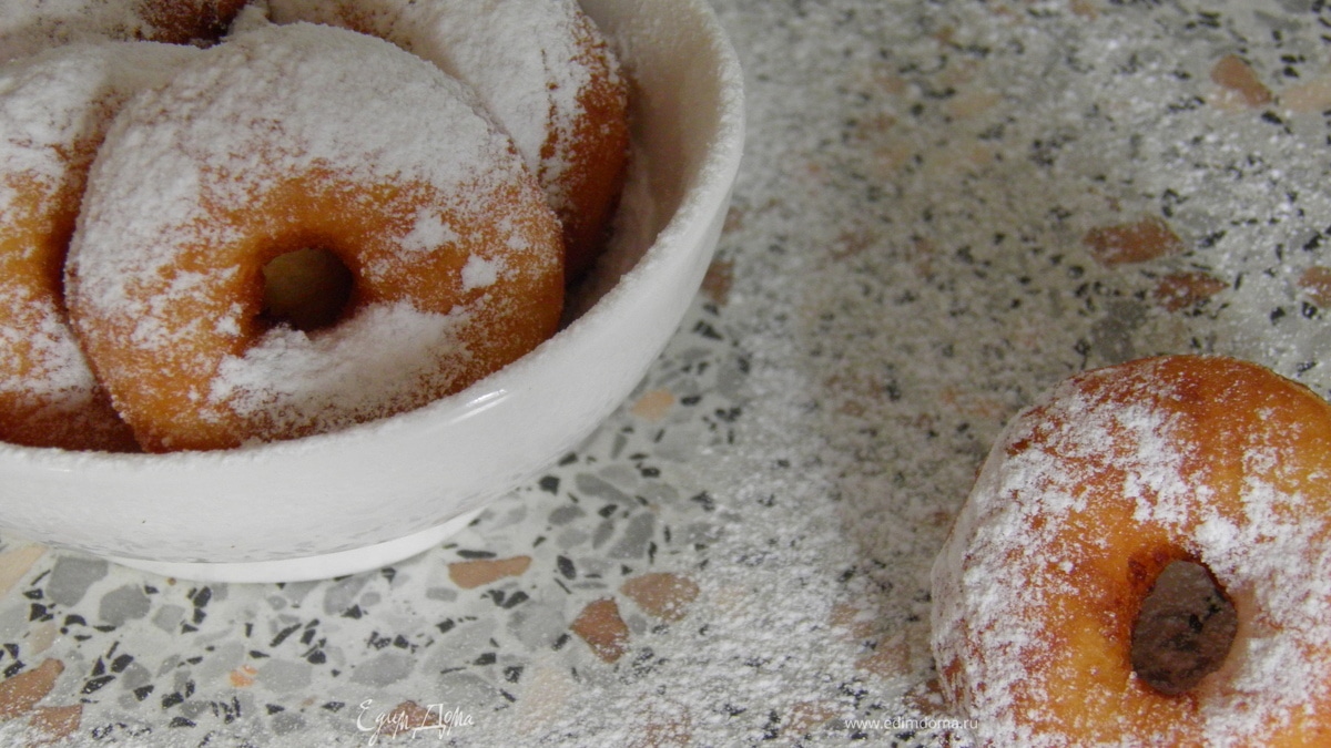 Творожные пончики-бублики=)