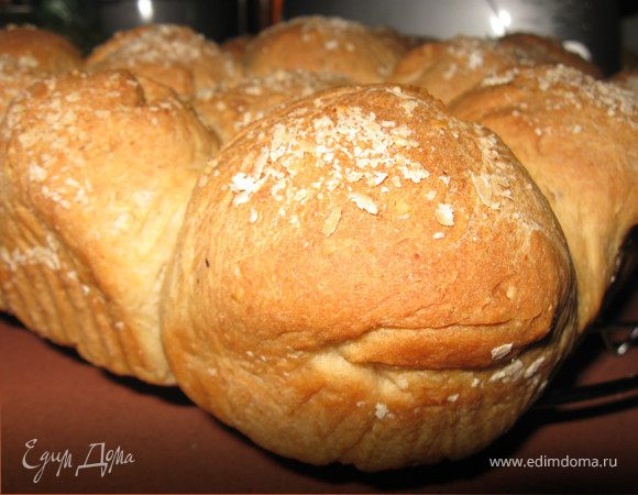 Булочки с овсяными хлопьями