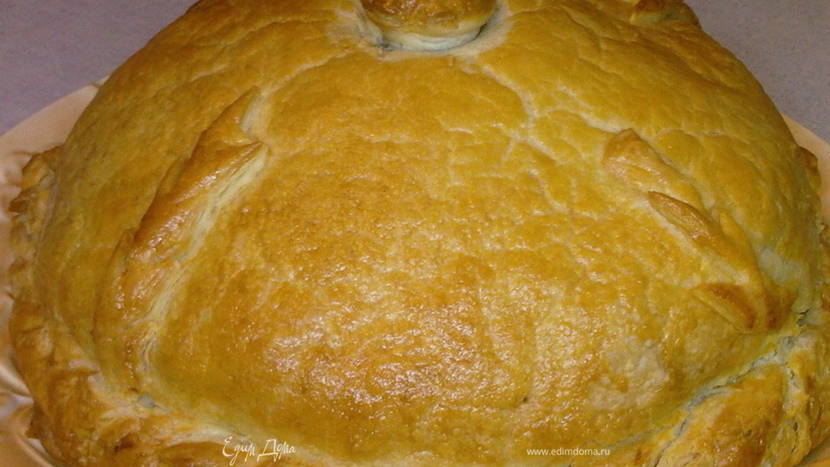 Рецепт курника с грибами