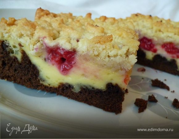 Пирог "Малина в облаках" Пирог "Малина в облаках"