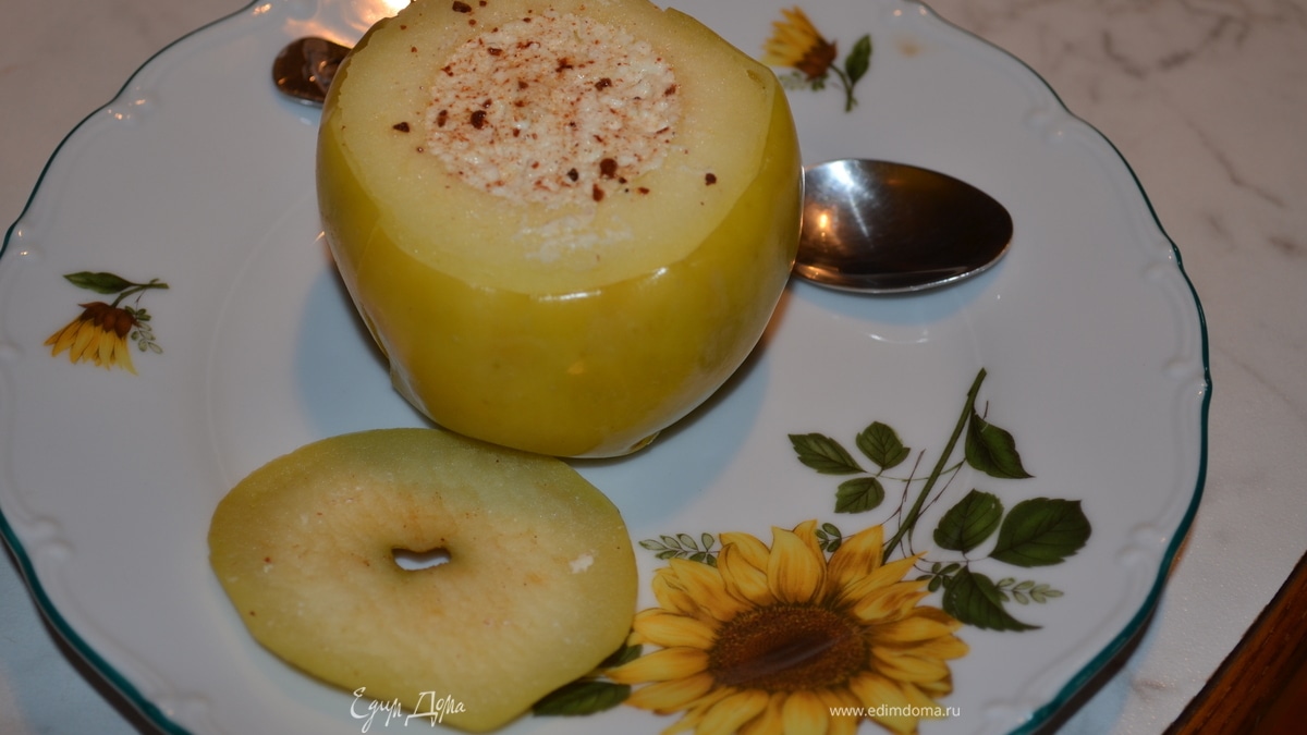 Яблочко с творогом